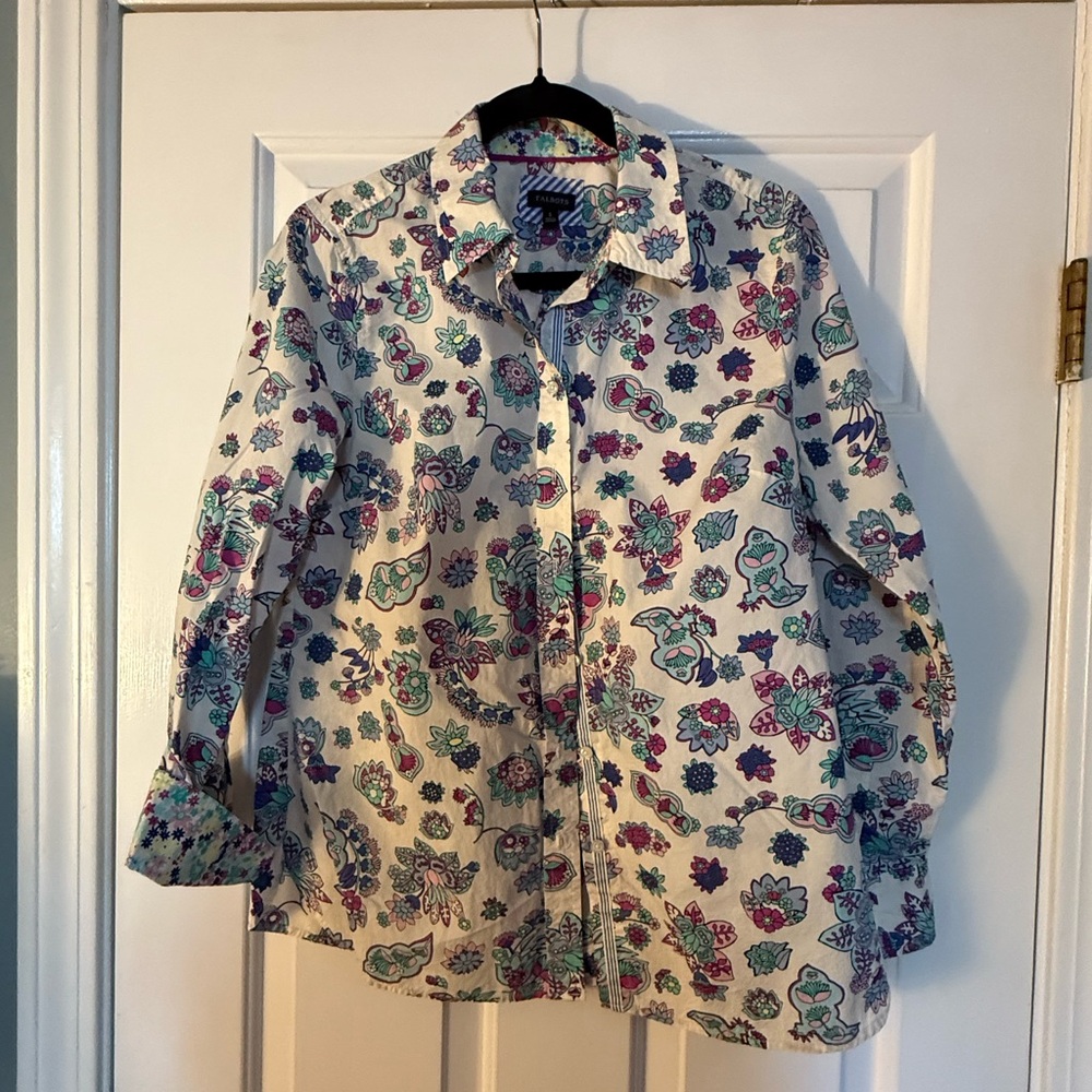 Talbots Floral Print Blouse - Multicolor